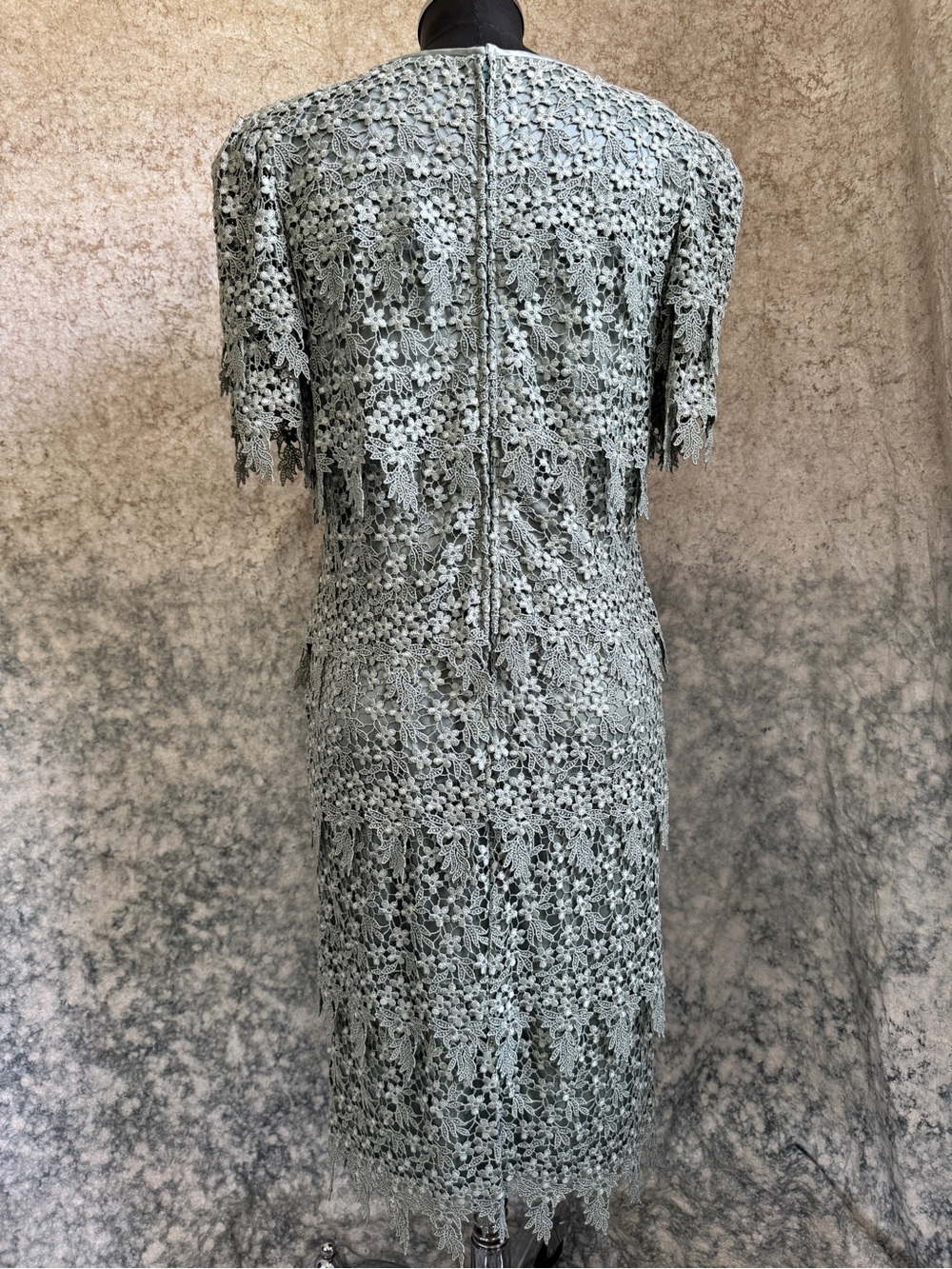Vintage Cattiva New York Lace Waterfall Dress - 6 - Picture 5 of 8